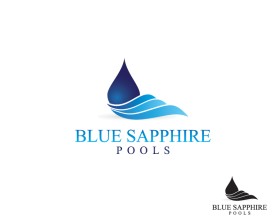 Logo Design entry 981831 submitted by redfox22 to the Logo Design for Blue Sapphire Pools run by bmaddox