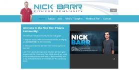 Banner Ad Design entry 984552 submitted by Coral to the Banner Ad Design for nickbarrfitness.com run by nick-barr