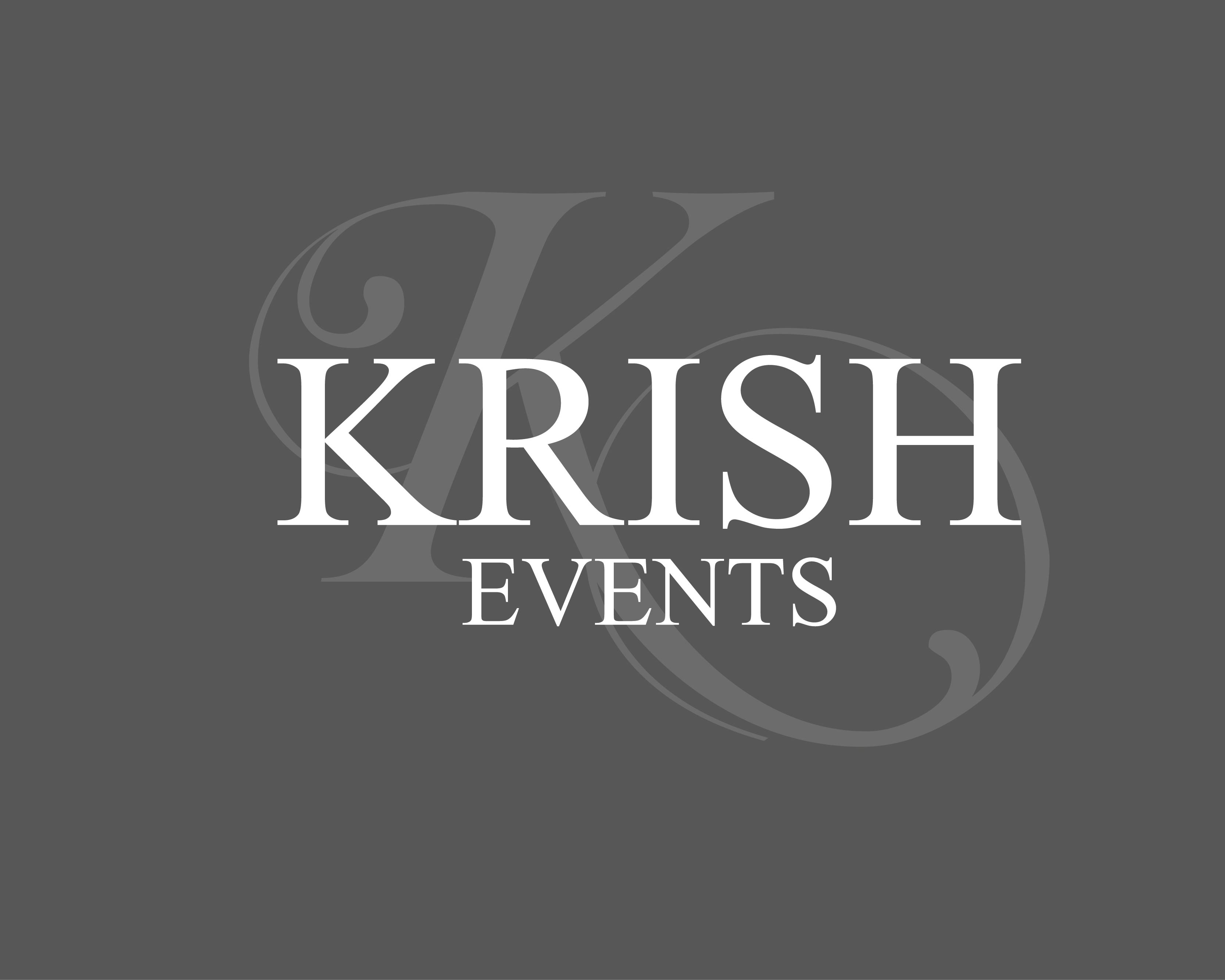 Logo Design entry 985278 submitted by Kylie__ to the Logo Design for Krish Events run by Bamboo Labs