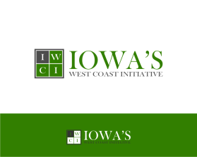 Logo Design entry 986663 submitted by farzanahdesigner to the Logo Design for Iowa's West Coast Initiative run by renaebillings