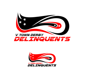 Logo Design entry 990491 submitted by runeking500 to the Logo Design for V Town Derby Delinquents run by sempaidavid