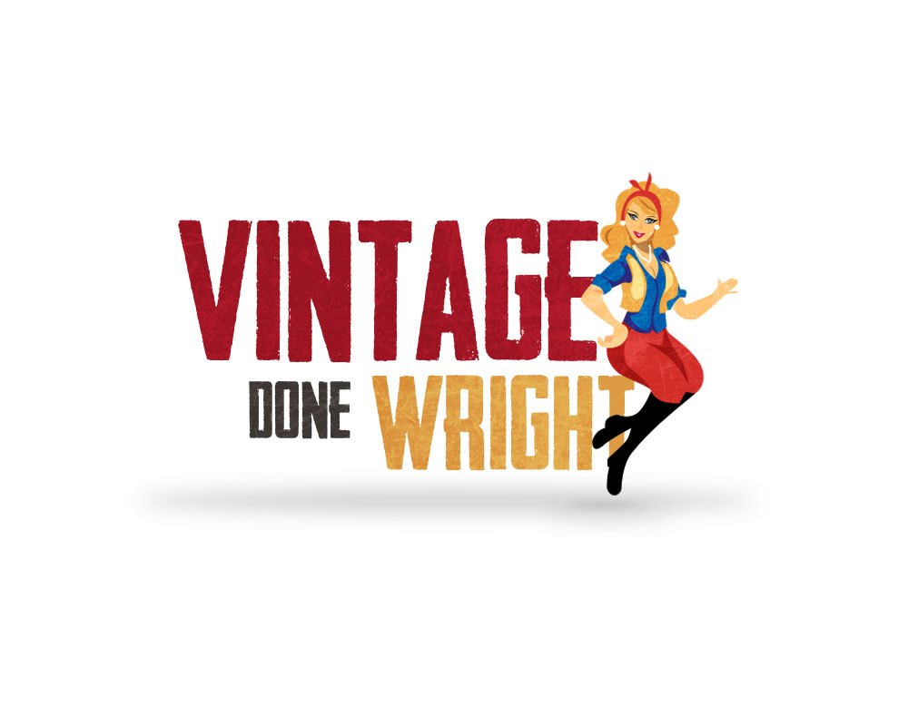 Logo Design entry 991709 submitted by JMTech to the Logo Design for VINTAGE DONE WRIGHT run by wright.sarahm