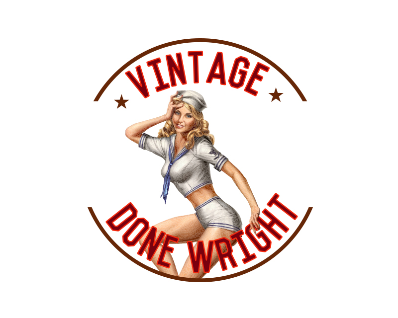 Logo Design entry 991718 submitted by hadyloo to the Logo Design for VINTAGE DONE WRIGHT run by wright.sarahm
