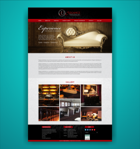 Web Design entry 999434 submitted by webwinner to the Web Design for Elegance Upholstery, Inc. run by marroyo