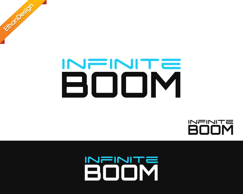 Logo Design entry 1000067 submitted by Ethan to the Logo Design for Infinite Boom run by youcandothat.com