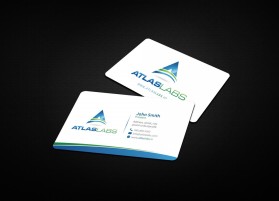 Business Card & Stationery Design entry 1003207 submitted by athenticdesigner to the Business Card & Stationery Design for Atlas Labs LLC run by llama473