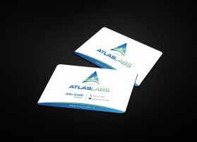 Business Card & Stationery Design entry 1003210 submitted by athenticdesigner to the Business Card & Stationery Design for Atlas Labs LLC run by llama473
