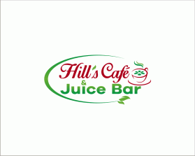 Logo Design entry 1004711 submitted by Kikon to the Logo Design for Hill's Cafe and Juice Bar run by fountainlogo