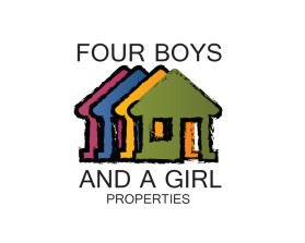 Logo Design entry 1006396 submitted by GORKEM to the Logo Design for Four Boys and a Girl Properties run by aguillette