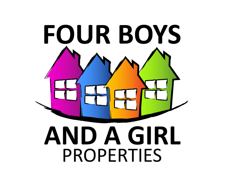 Logo Design entry 1006460 submitted by GORKEM to the Logo Design for Four Boys and a Girl Properties run by aguillette