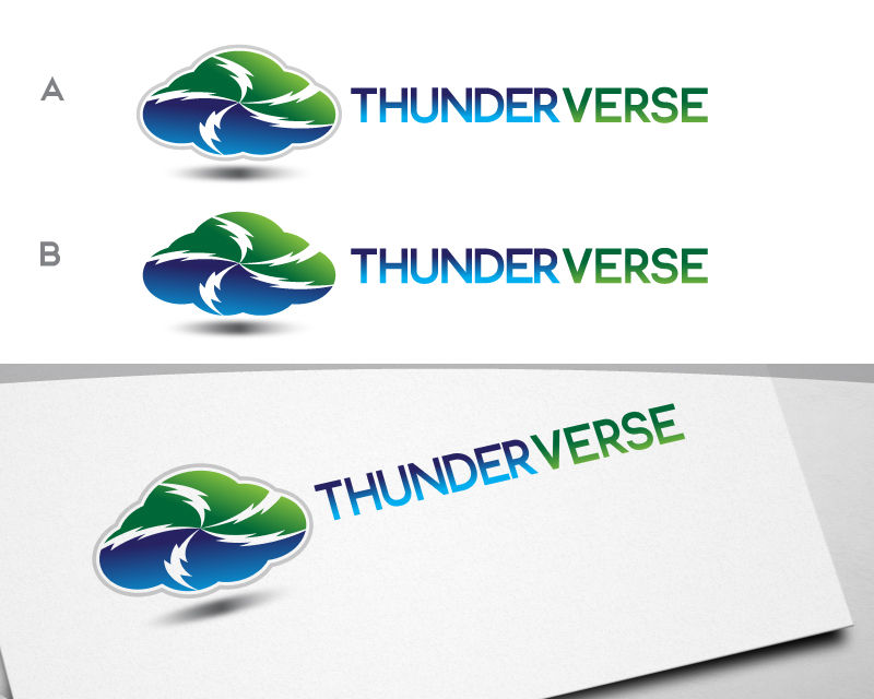 Logo Design entry 1009040 submitted by FactoryMinion to the Logo Design for Thunderverse run by SupportLassoHQ