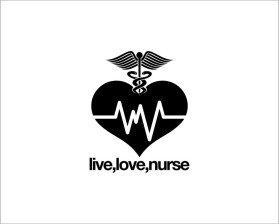 Logo Design entry 1010440 submitted by solomon to the Logo Design for live, love, nurse run by weltzsj