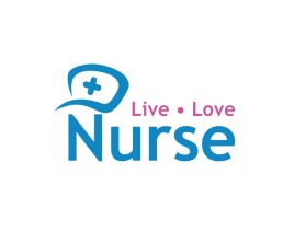 Live, Love, Nursing Gráfico por Tash Jurmann · Creative Fabrica
