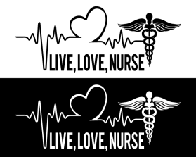 Logo Design entry 1010469 submitted by driver2 to the Logo Design for live, love, nurse run by weltzsj