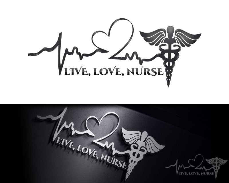 Logo Design entry 1010484 submitted by Tart to the Logo Design for live, love, nurse run by weltzsj