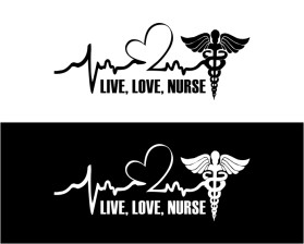 Logo Design entry 1010484 submitted by driver2 to the Logo Design for live, love, nurse run by weltzsj
