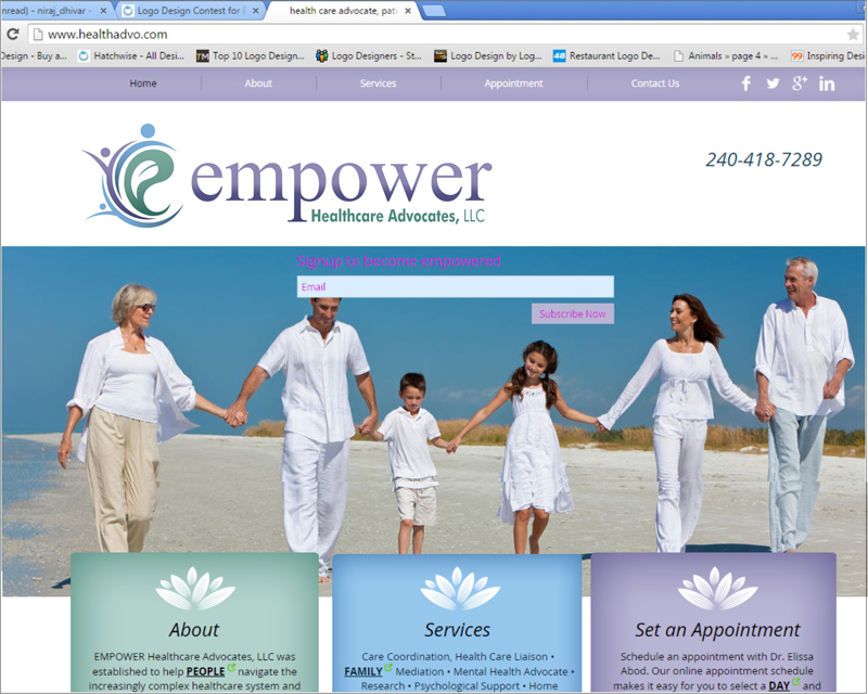 Logo Design entry 1012629 submitted by nirajdhivaryahoocoin to the Logo Design for Empower Healthcare Advocates, LLC run by eabod