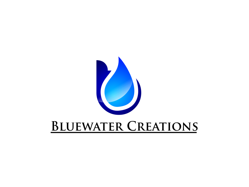 Logo Design entry 1014225 submitted by Salman to the Logo Design for Bluewater Creations run by bwcllc