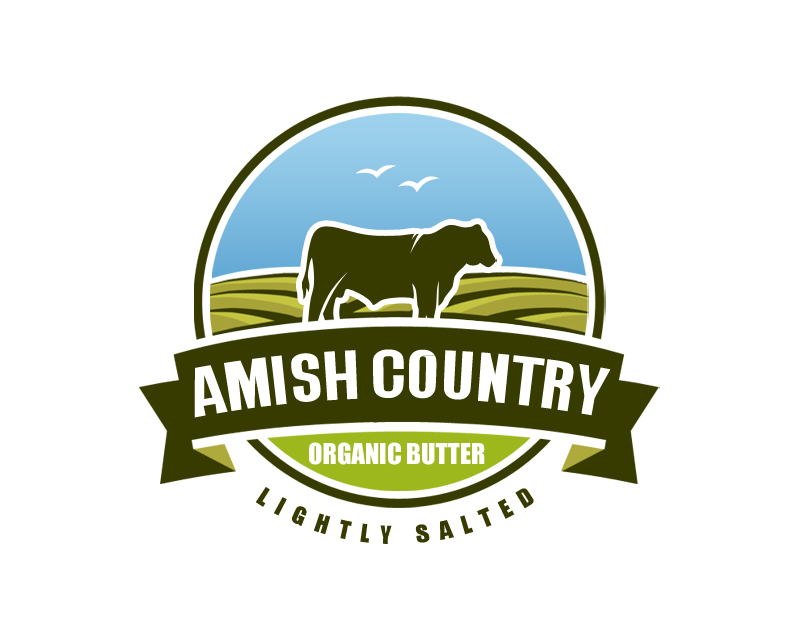 Logo Design entry 1015456 submitted by RM.designs to the Logo Design for Amish Country Organic Butter run by timtopp
