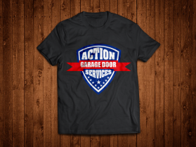 T-Shirt Design Entry 1023711 submitted by athenticdesigner to the contest for Action Garage Door Services run by jdv0521