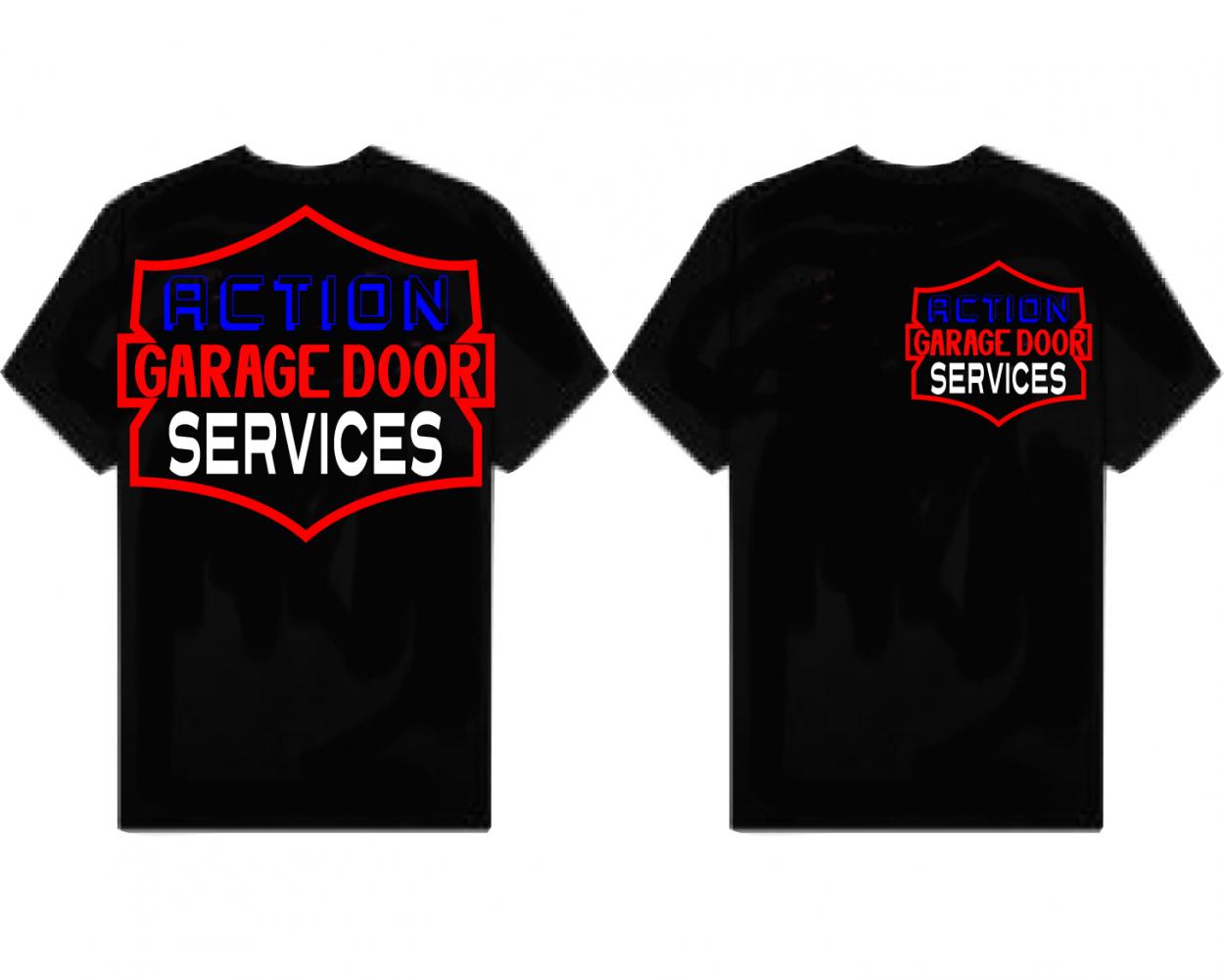 T-Shirt Design entry 1023848 submitted by paguy58 to the T-Shirt Design for Action Garage Door Services run by jdv0521