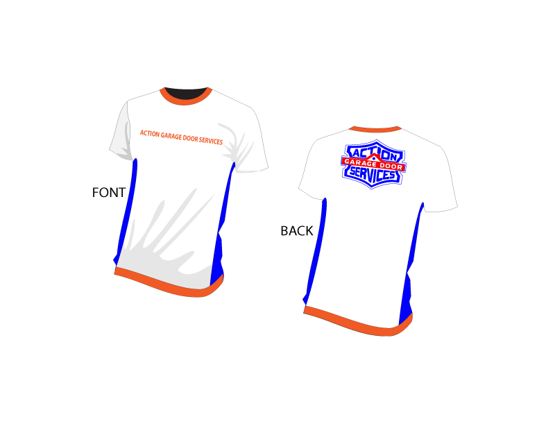 T-Shirt Design entry 1023848 submitted by RemoverDesign to the T-Shirt Design for Action Garage Door Services run by jdv0521