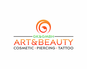 Logo Design Entry 1024841 submitted by amudee to the contest for GK ART&BEAUTY GMBH (GK and GMBH should be shown smaller - ART&BEAUTY is the main title( run by simon33w
