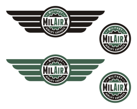 Logo Design entry 1026464 submitted by vintagedesign to the Logo Design for MilAirX.com (MilAirX - Military Airlift Experts) run by Weaseload