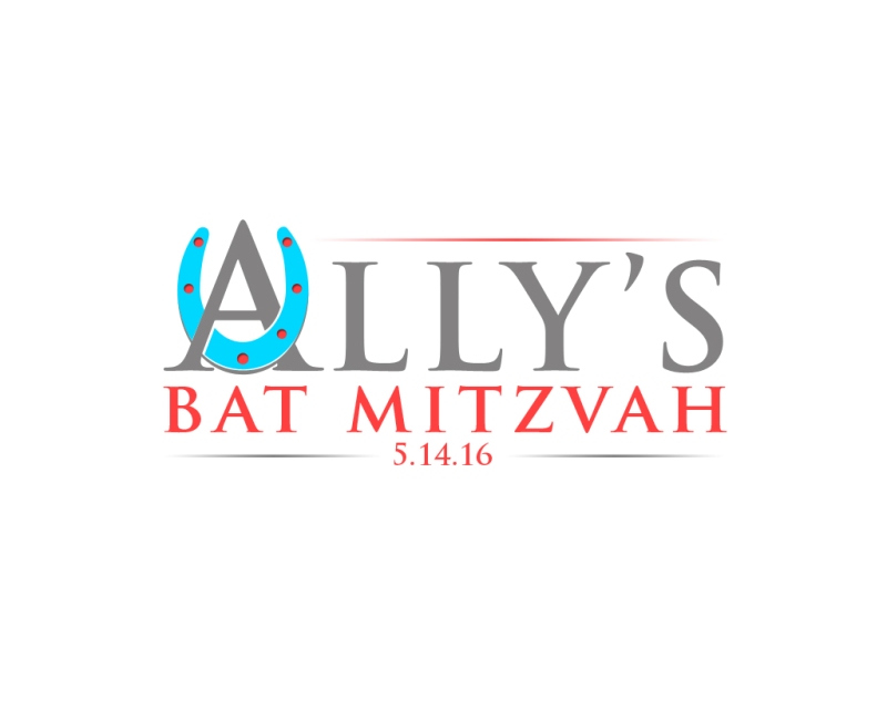 Logo Design entry 1027985 submitted by Adam to the Logo Design for Ally's Bat Mitzvah run by ally's bat mitzvah