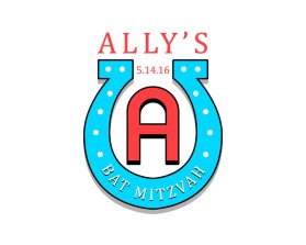 Logo Design entry 1027994 submitted by nivra.garcia to the Logo Design for Ally's Bat Mitzvah run by ally's bat mitzvah