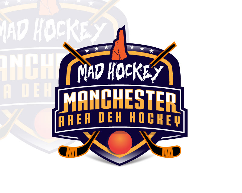 Logo Design entry 1029375 submitted by FactoryMinion to the Logo Design for  Manchester Area Dek Hockey run by madhockey