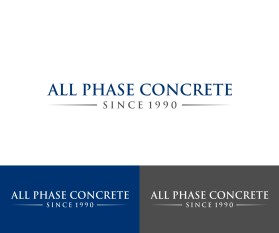 Logo Design entry 1029440 submitted by pixigner to the Logo Design for All Phase Concrete run by allphaseconcrete