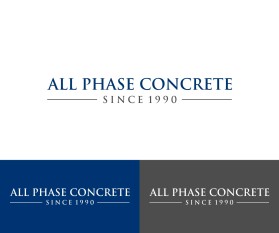 Logo Design entry 1029441 submitted by syai to the Logo Design for All Phase Concrete run by allphaseconcrete