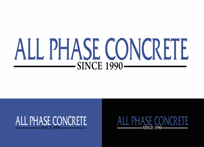 Logo Design entry 1029524 submitted by syai to the Logo Design for All Phase Concrete run by allphaseconcrete