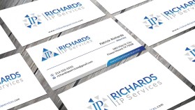 Business Card & Stationery Design entry 1032114 submitted by skyford412 to the Business Card & Stationery Design for Richards IP Services run by triangledraw