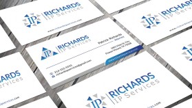 Business Card & Stationery Design entry 1032116 submitted by skyford412 to the Business Card & Stationery Design for Richards IP Services run by triangledraw