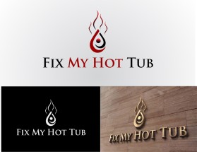 Logo Design entry 1036781 submitted by sajeewa to the Logo Design for Fix My Hot Tub run by oregonhottub