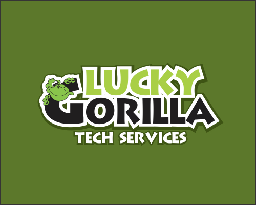 Logo Design entry 1036961 submitted by ArtDevil to the Logo Design for Lucky Gorilla Tech Services run by elfman3