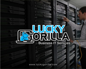 Logo Design entry 1036989 submitted by sambel09 to the Logo Design for Lucky Gorilla Tech Services run by elfman3