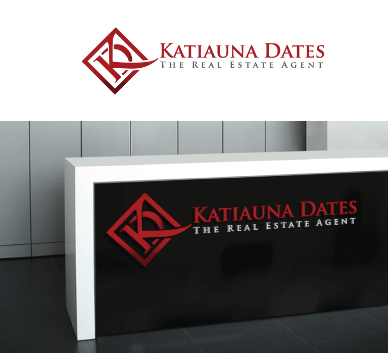 Logo Design entry 1041414 submitted by RIZKA to the Logo Design for Katiauna Dates The Real Estate Agent run by kmacway