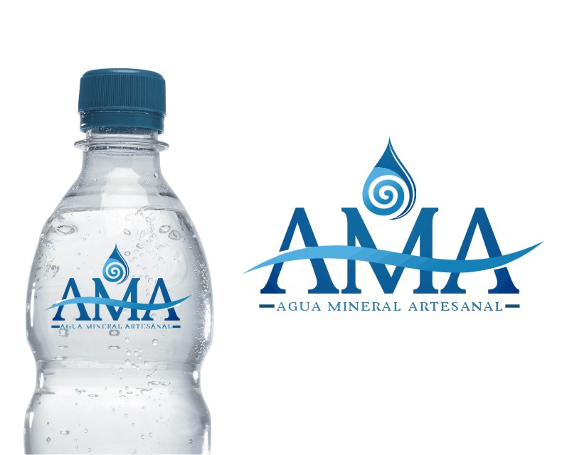 Logo Design entry 1042300 submitted by savana to the Logo Design for AMA, Agua Mineral Artesanal run by Rocio