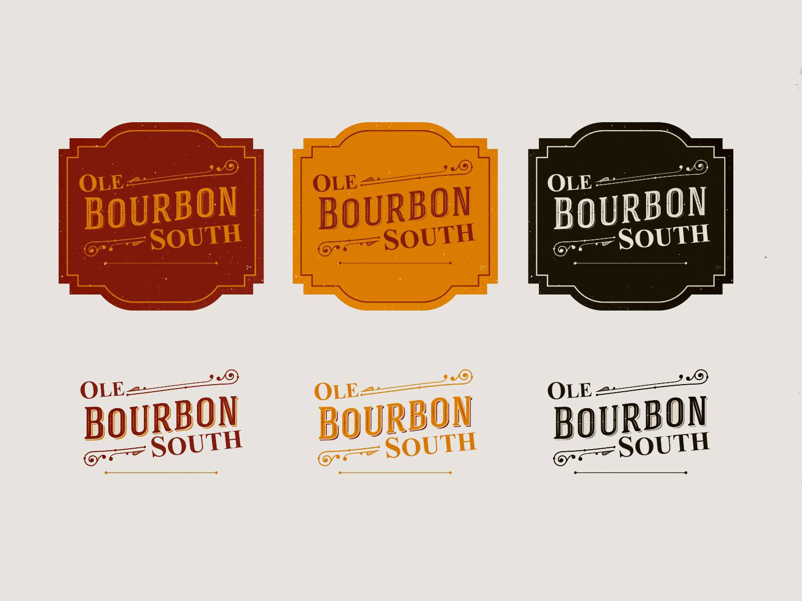 Logo Design entry 1042653 submitted by ilyass to the Logo Design for Ole South run by olesouthbourbon