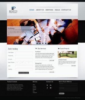 Web Design entry 1044087 submitted by luckydesign