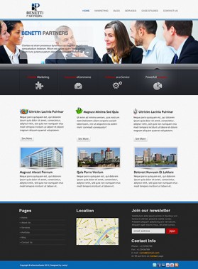 Web Design entry 1089112 submitted by luckydesign