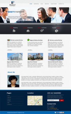 Web Design entry 1089126 submitted by luckydesign