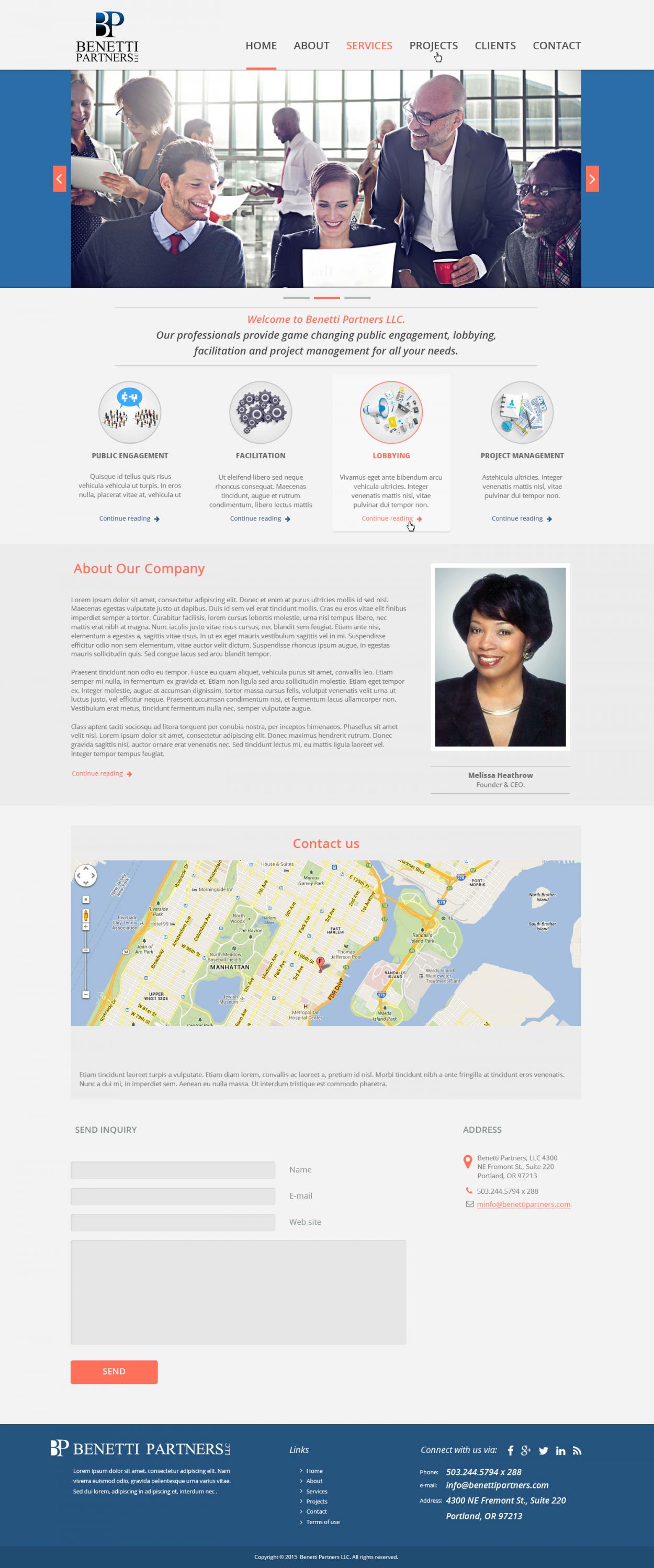 Web Design entry 1090596 submitted by Glasscage