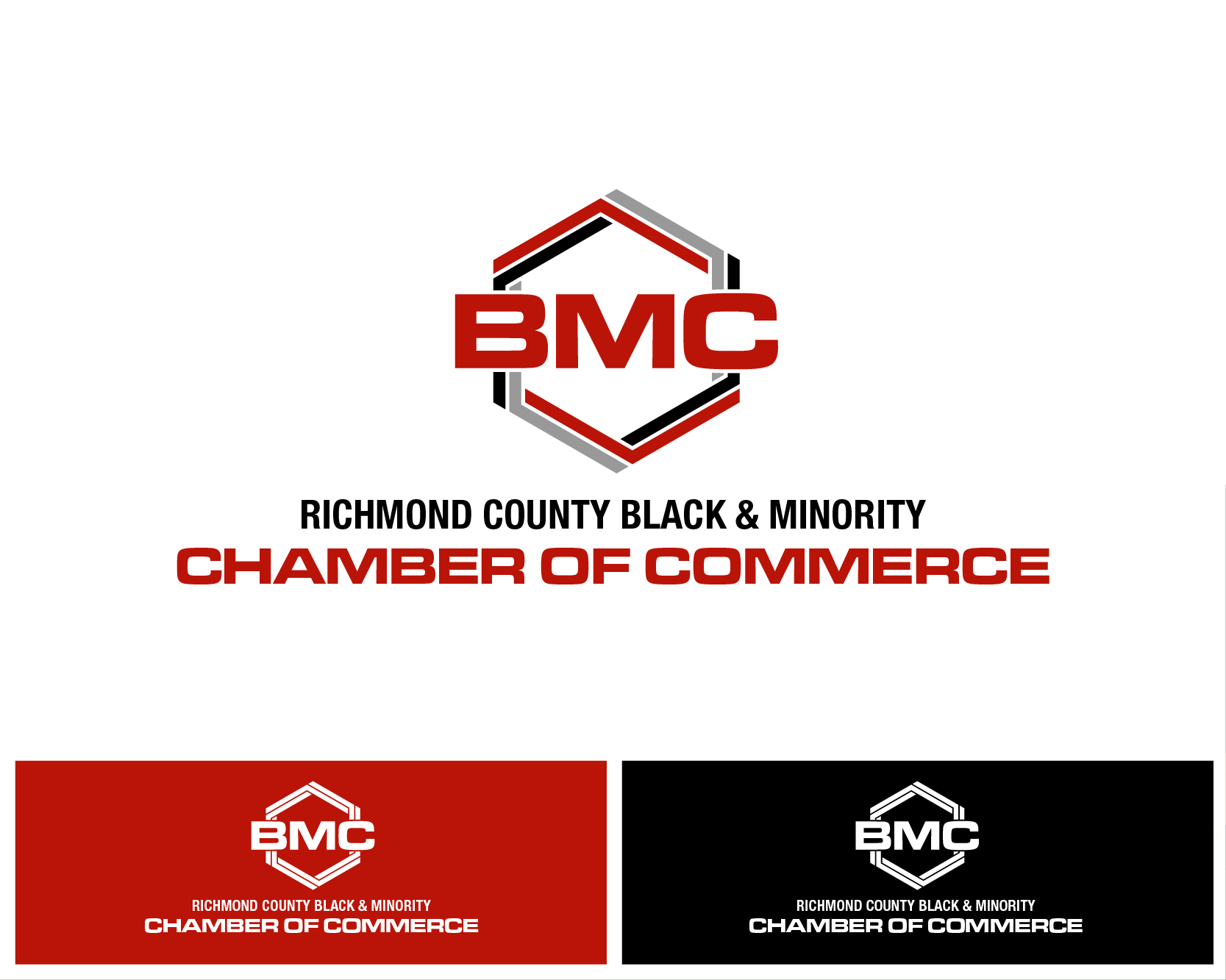 Logo Design entry 1049631 submitted by graphica to the Logo Design for The Richmond County Black and Minority Chamber of Commerce  run by katbmc01