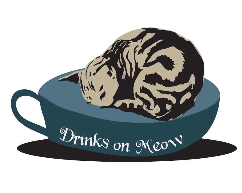 Logo Design entry 1050536 submitted by not2shabby to the Logo Design for Drinks on Meow run by drinksonmeow