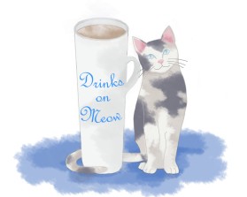 Logo Design entry 1050579 submitted by firda to the Logo Design for Drinks on Meow run by drinksonmeow