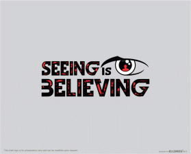Logo Design entry 1053924 submitted by aksa to the Logo Design for Seeing Is Believing run by Danville